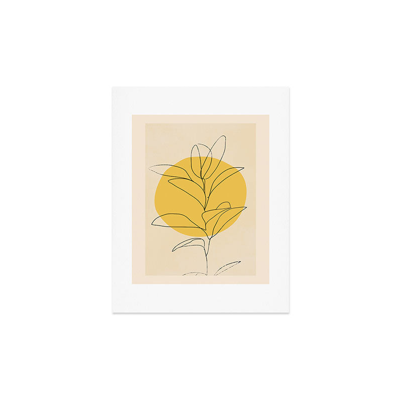 Abstract Art /Minimal Plant 3/2 Art Print Gallery Image 2