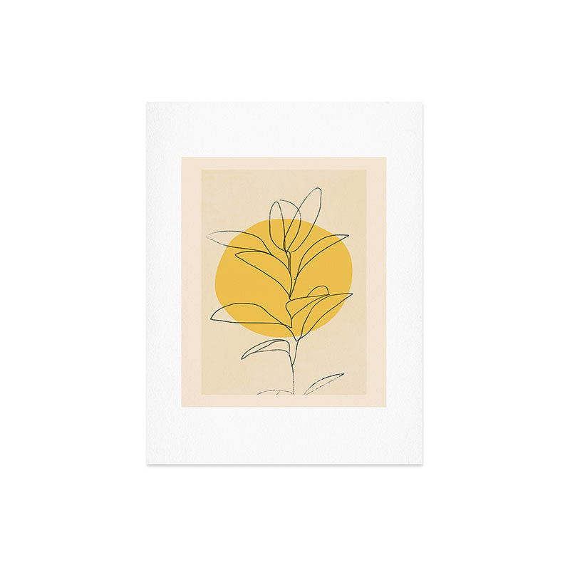 Abstract Art /Minimal Plant 3/2 Art Print Gallery Image 6