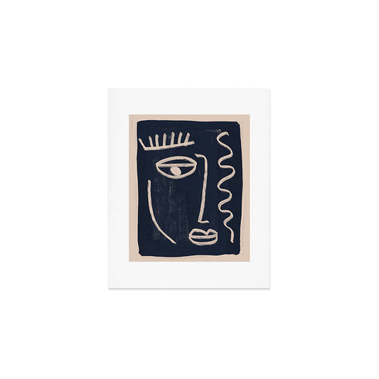 Abstract Face 23 Art Print Gallery Image 1