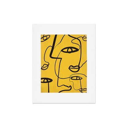 Abstract Faces 4 Art Print Gallery Image 4