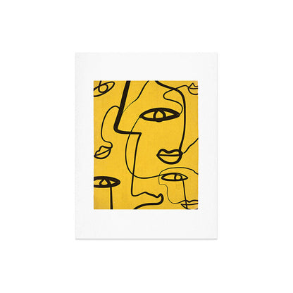 Abstract Faces 4 Art Print Gallery Image 6