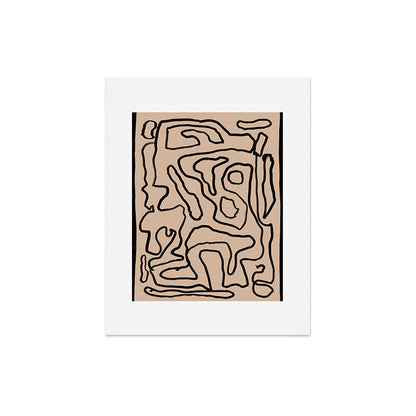 Abstract line art 161 Art Print Gallery Image 4
