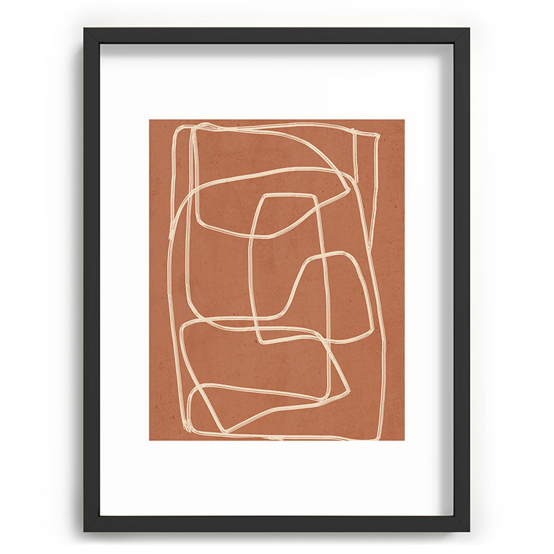 Abstract line art 22 Framed Art Print Gallery Image 60