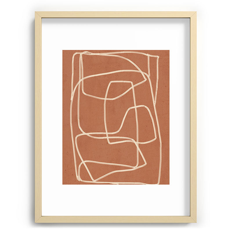Abstract line art 22 Framed Art Print Gallery Image 72