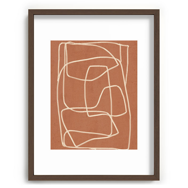 Abstract line art 22 Framed Art Print Gallery Image 66