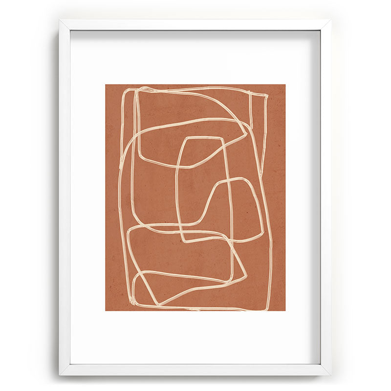 Abstract line art 22 Framed Art Print Gallery Image 78