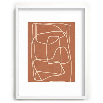 Abstract line art 22 Framed Art Print Gallery Image 78