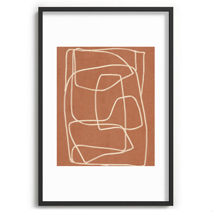 Abstract line art 22 Framed Art Print Gallery Image 62