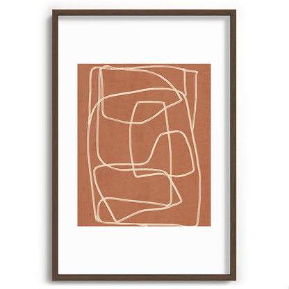 Abstract line art 22 Framed Art Print Gallery Image 68