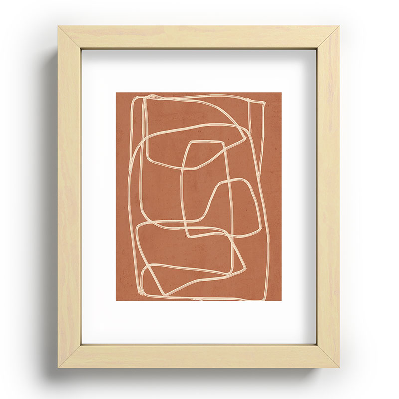 Abstract line art 22 Framed Art Print Gallery Image 69