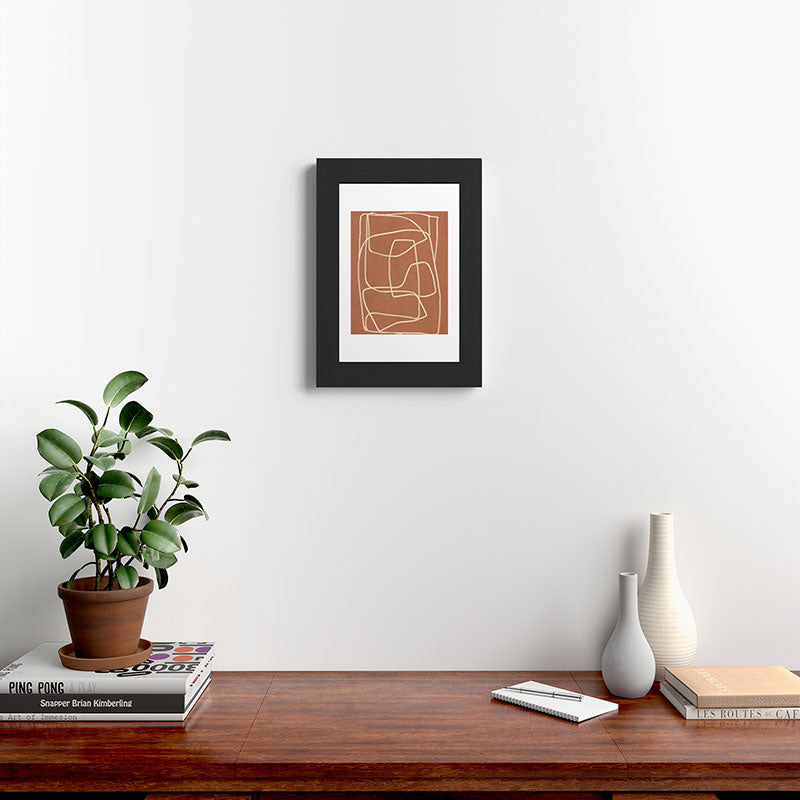 Abstract line art 22 Framed Art Print Gallery Image 31