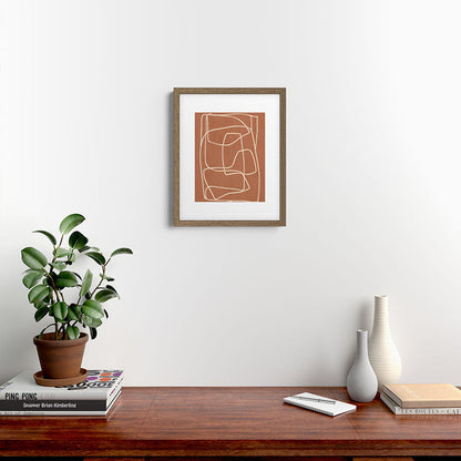 Abstract line art 22 Framed Art Print Gallery Image 11