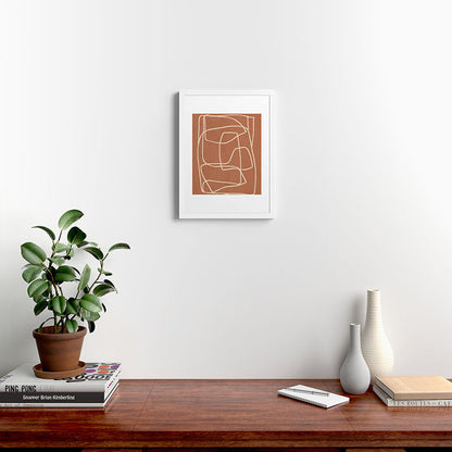 Abstract line art 22 Framed Art Print Gallery Image 24