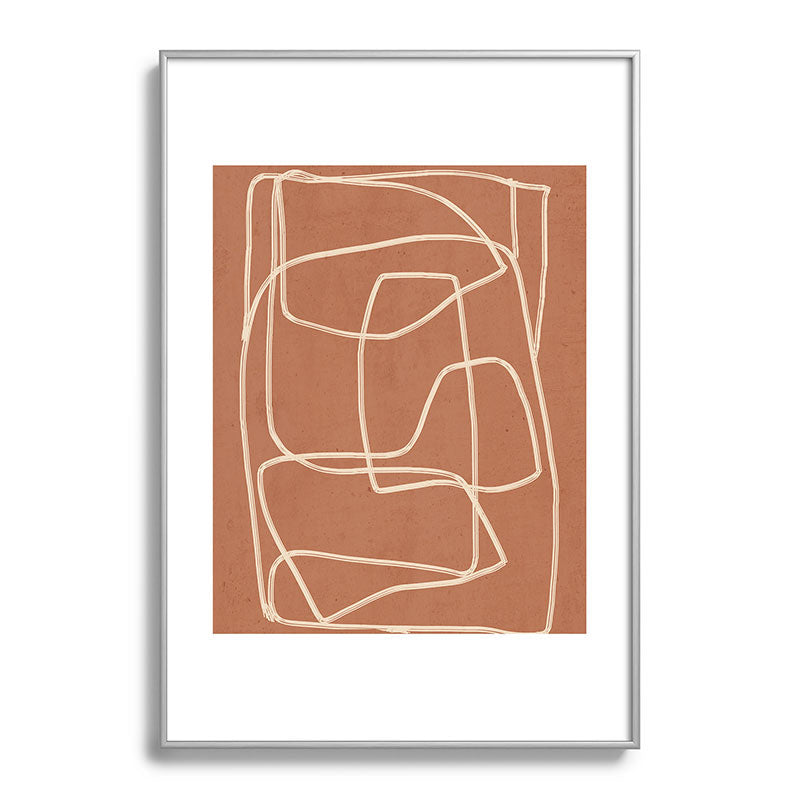 Abstract line art 22 Framed Art Print Gallery Image 97