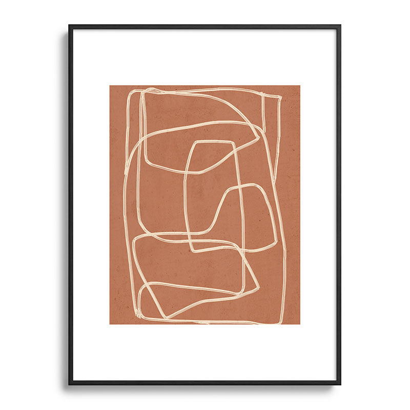Abstract line art 22 Framed Art Print Gallery Image 84