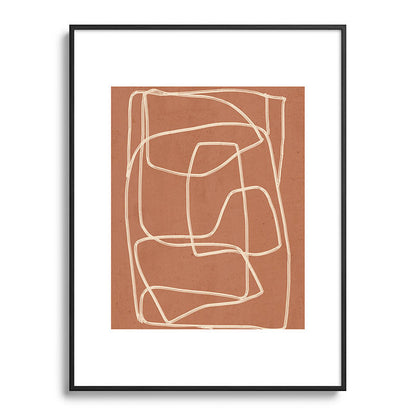 Abstract line art 22 Framed Art Print Gallery Image 84