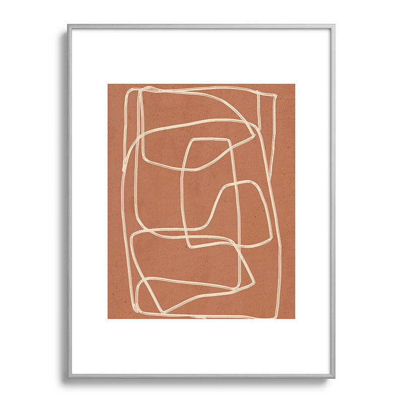 Abstract line art 22 Framed Art Print Gallery Image 99