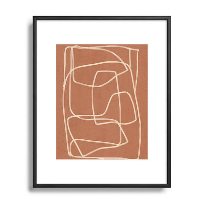 Abstract line art 22 Framed Art Print Gallery Image 82
