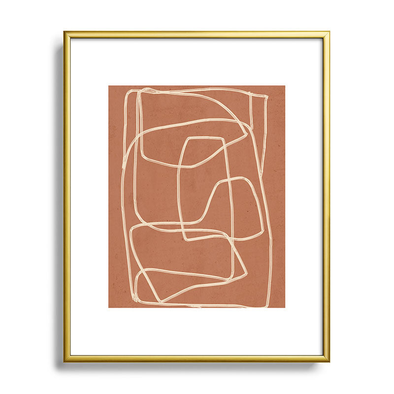 Abstract line art 22 Framed Art Print Gallery Image 88