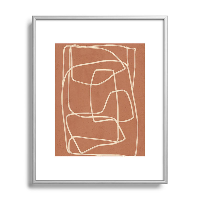 Abstract line art 22 Framed Art Print Gallery Image 96