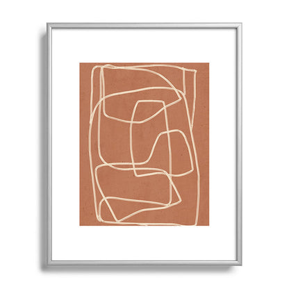Abstract line art 22 Framed Art Print Gallery Image 96