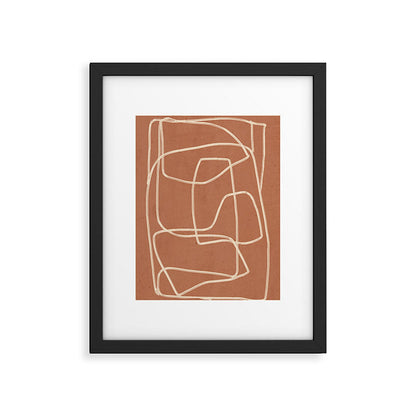 Abstract line art 22 Framed Art Print Gallery Image 5