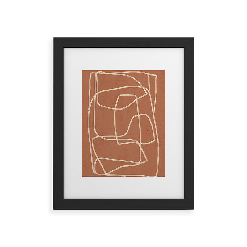 Abstract line art 22 Framed Art Print Gallery Image 29