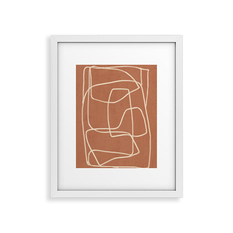 Abstract line art 22 Framed Art Print Gallery Image 22