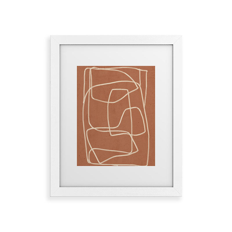Abstract line art 22 Framed Art Print Gallery Image 50