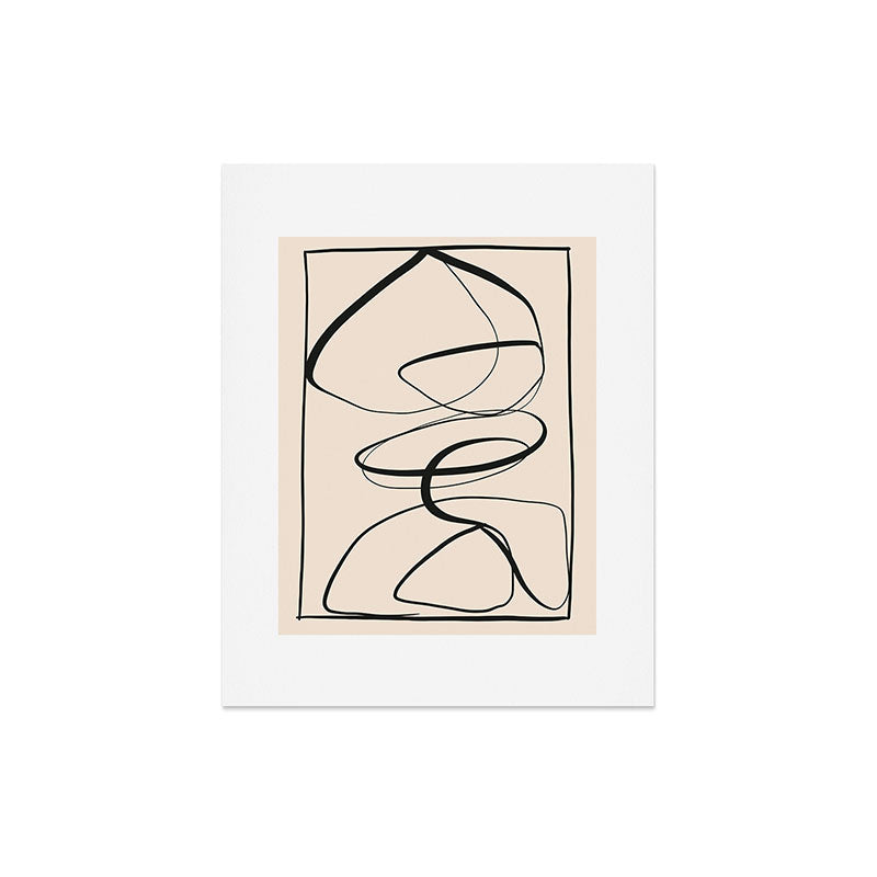 Abstract line art 48a Art Print Gallery Image 5