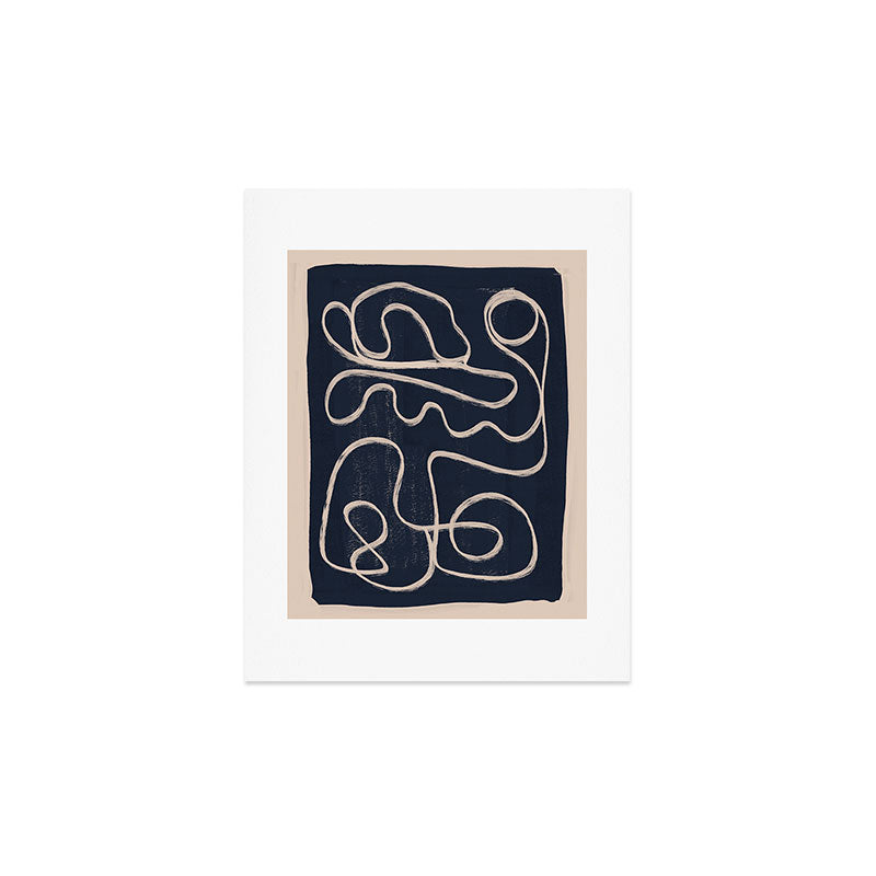 Abstract line art 52 Art Print Gallery Image 2