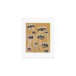 Abstract line art eyes 11 Art Print Gallery Image 1
