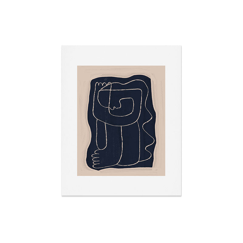 Abstract line art Figure Art Print Gallery Image 5