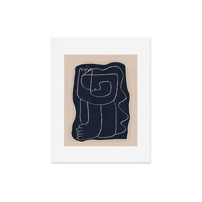 Abstract line art Figure Art Print Gallery Image 5
