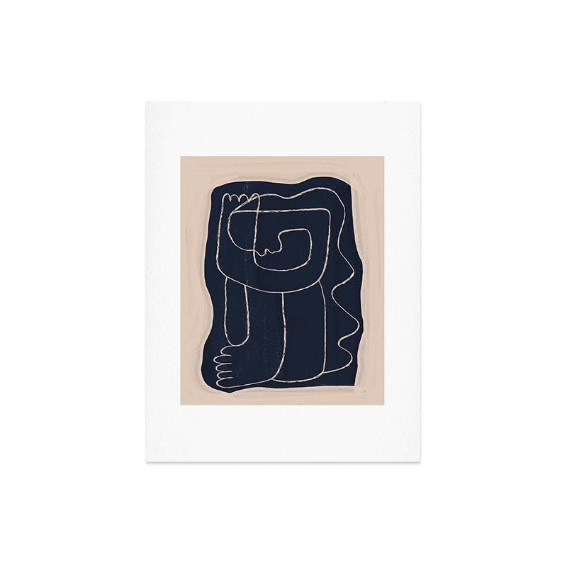 Abstract line art Figure Art Print Gallery Image 6