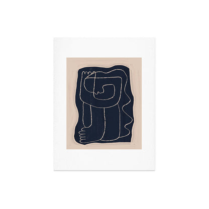 Abstract line art Figure Art Print Gallery Image 6