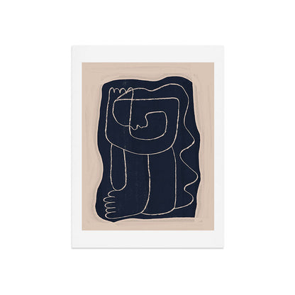 Abstract line art Figure Art Print Gallery Image 7