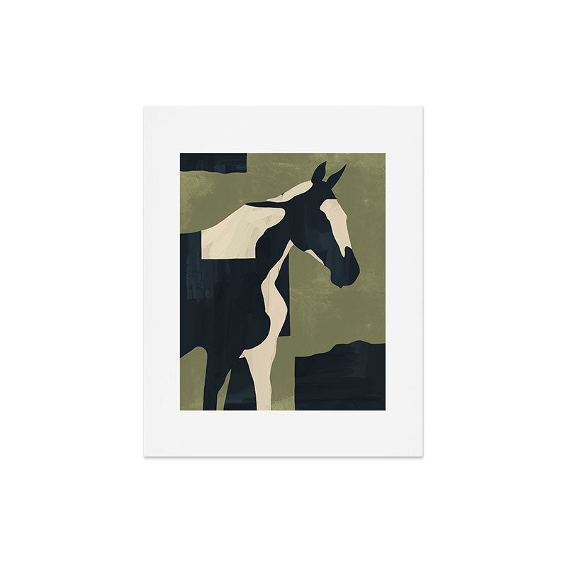 Abstract Minimal Horse 4 Art Print Gallery Image 6