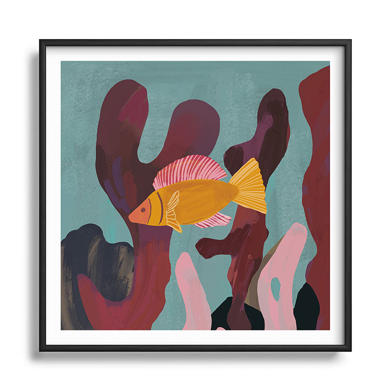 Coral and Fish Framed Art Print Gallery Image 33