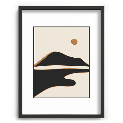 Minimalist Abstract Landscape 2 Framed Art Print Gallery Image 84
