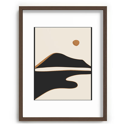Minimalist Abstract Landscape 2 Framed Art Print Gallery Image 92