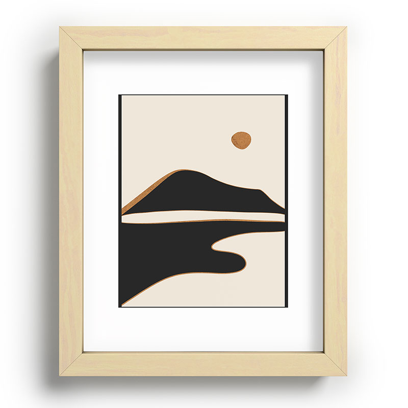Minimalist Abstract Landscape 2 Framed Art Print Gallery Image 95