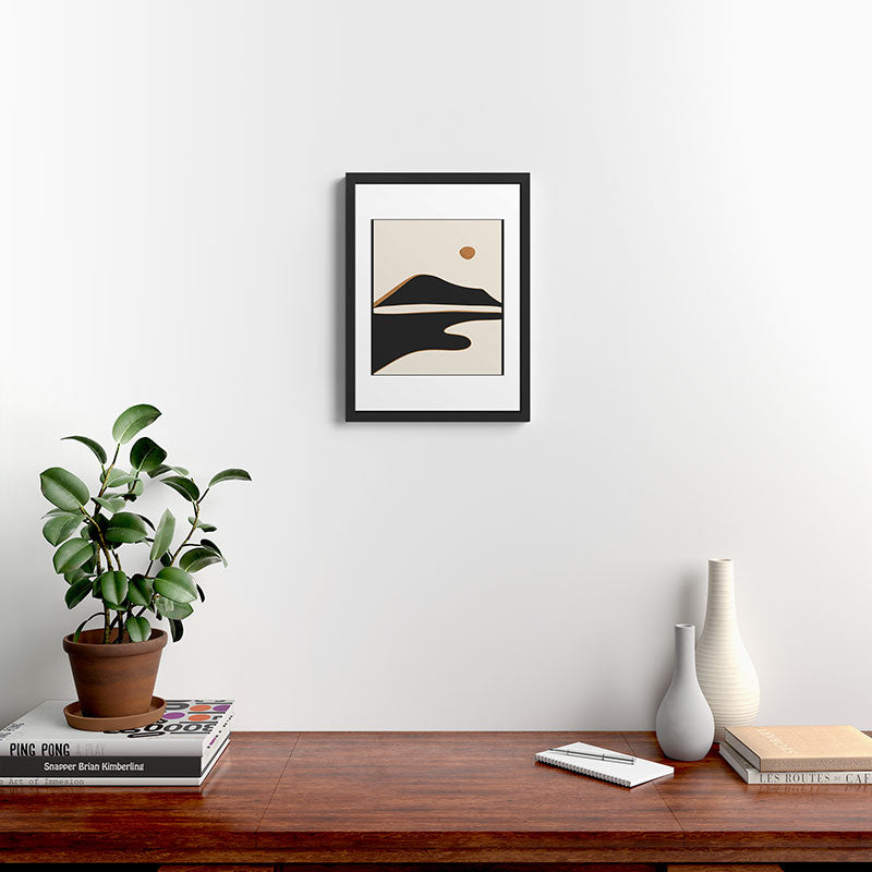 Minimalist Abstract Landscape 2 Framed Art Print Gallery Image 4