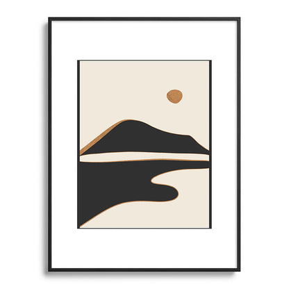 Minimalist Abstract Landscape 2 Framed Art Print Gallery Image 116