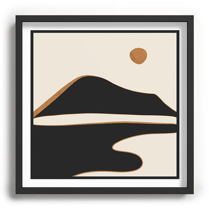 Minimalist Abstract Landscape 2 Framed Art Print Gallery Image 93