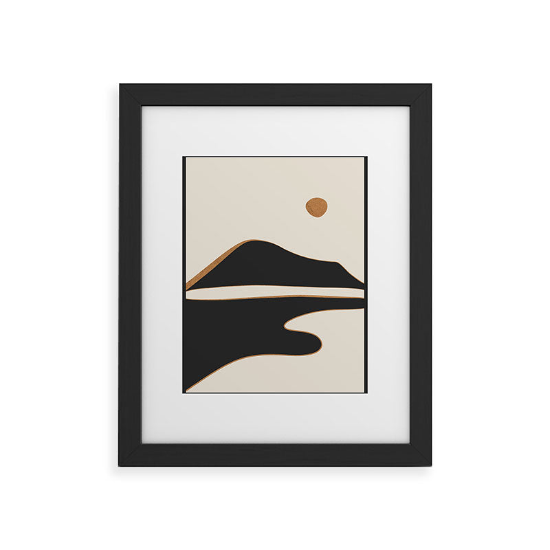 Minimalist Abstract Landscape 2 Framed Art Print Gallery Image 44