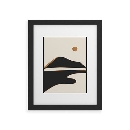Minimalist Abstract Landscape 2 Framed Art Print Gallery Image 47