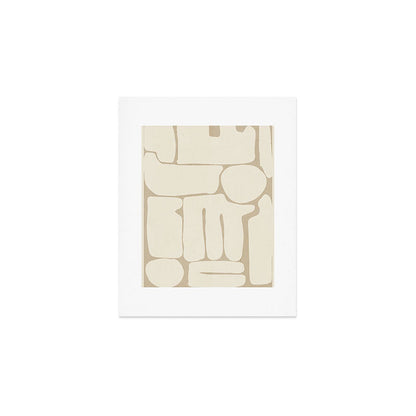 Modern Abstract Minimal Shapes 164 Art Print Gallery Image 1