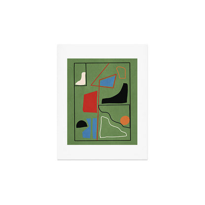 Modern Abstract Minimal Shapes 42 Art Print Gallery Image 3