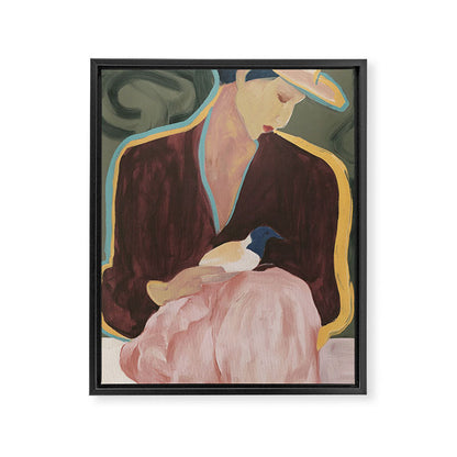 The Gentle Keeper Framed Canvas Print Gallery Image 2